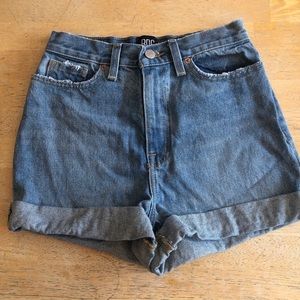 BDG Denim High-Rise Mom Short